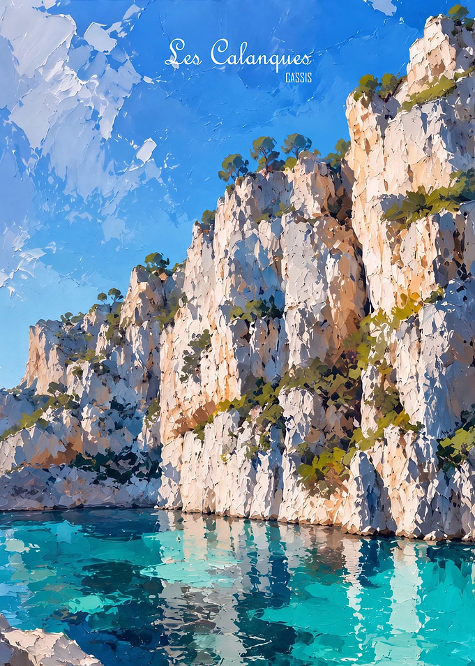 Les Calanques Cassis Mediterranean Landscape