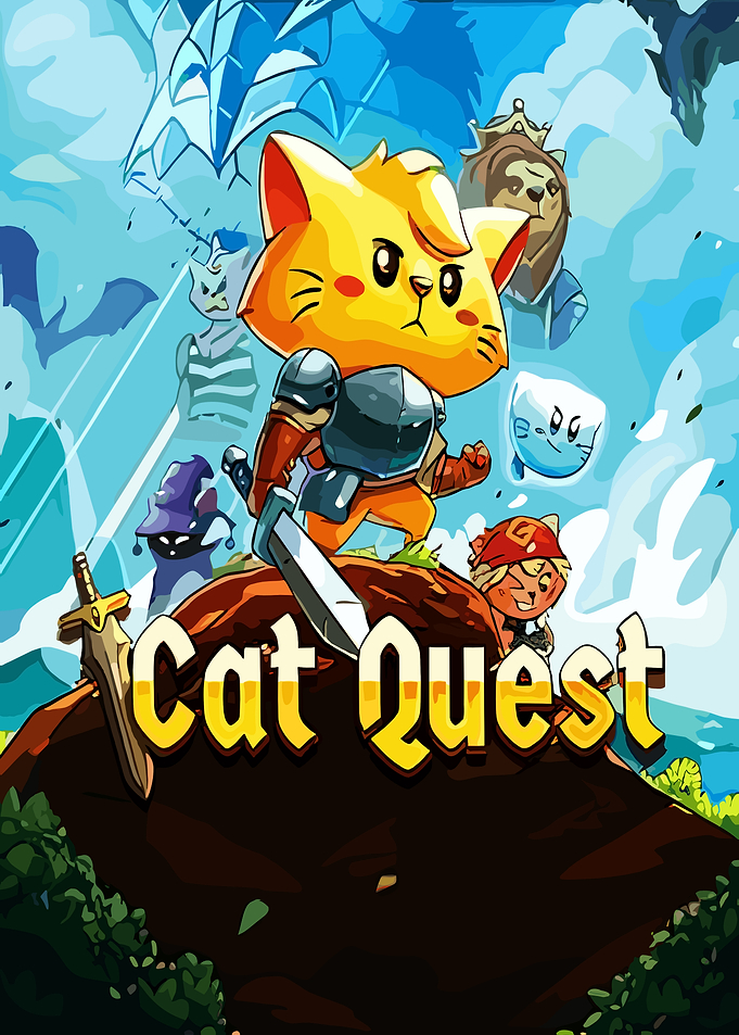 Cat Quest Video Game Poster