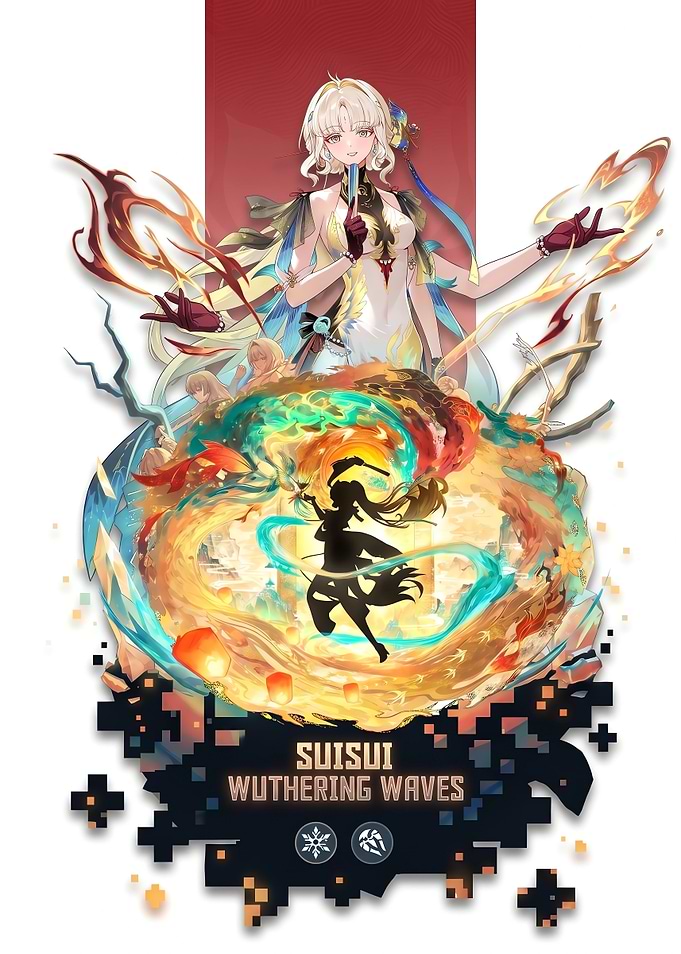 Suisui Wuthering Waves Character Art