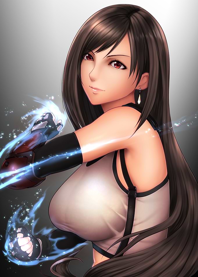 Tifa Lockhart Final Fantasy Digital Art
