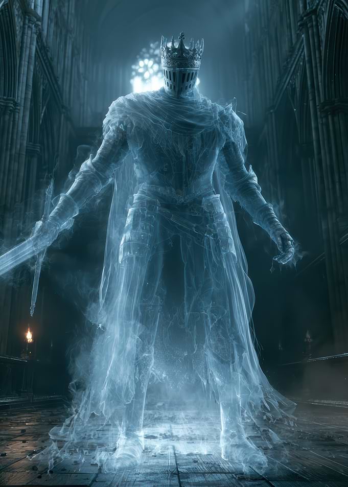 Spectral Ghost Knight in Cathedral