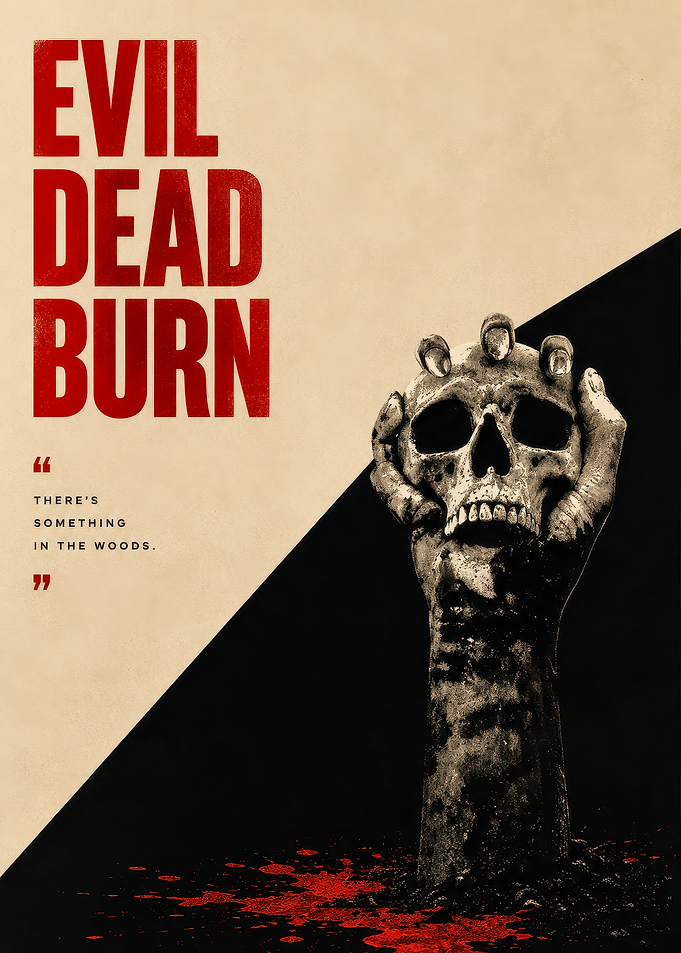 Evil Dead Burn Horror Movie Poster