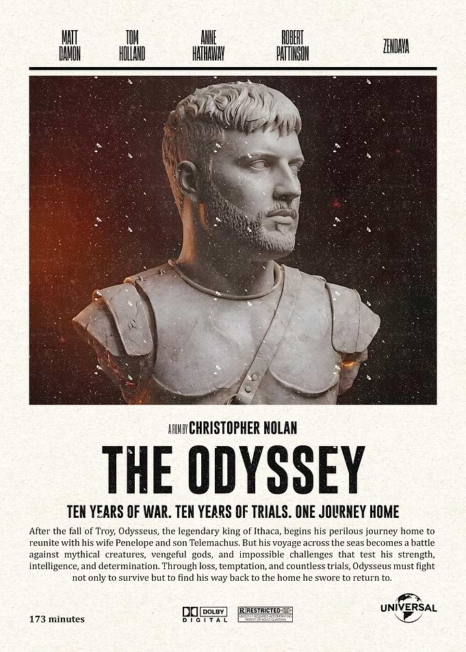 The Odyssey Christopher Nolan Movie Poster