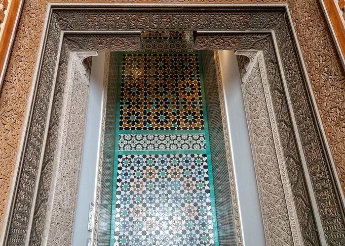 Ornate Moorish Archway with Mosaic Tiles