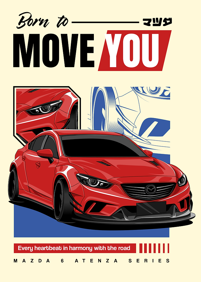 Mazda 6 Atenza Series Poster