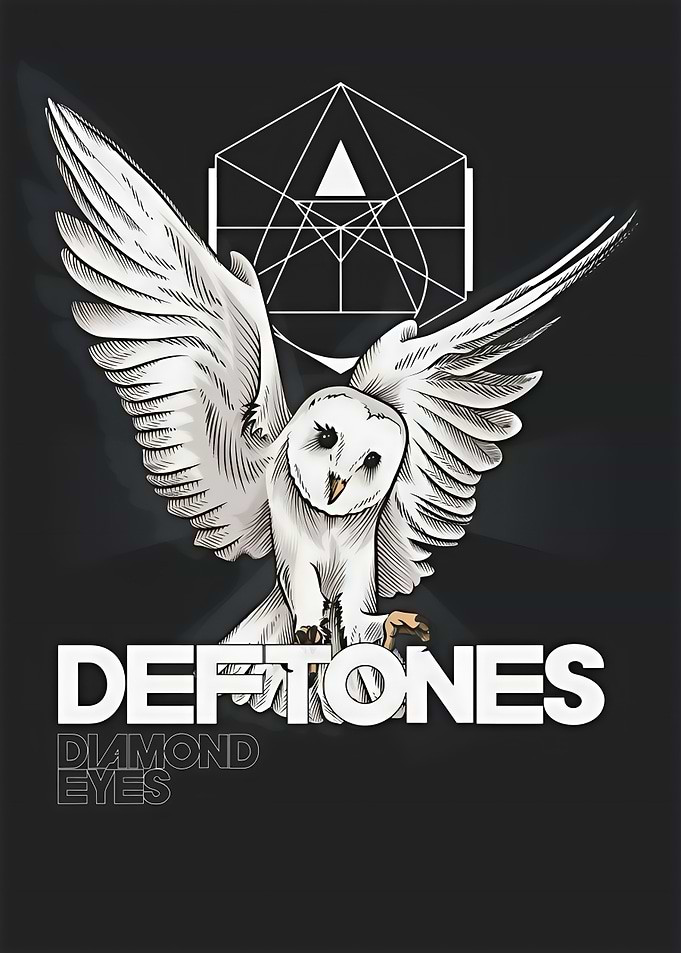 Deftones Diamond Eyes Owl Poster