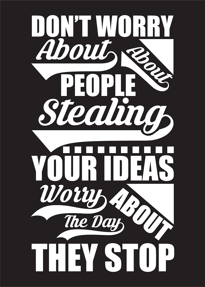 Inspirational Quote Typography Poster
