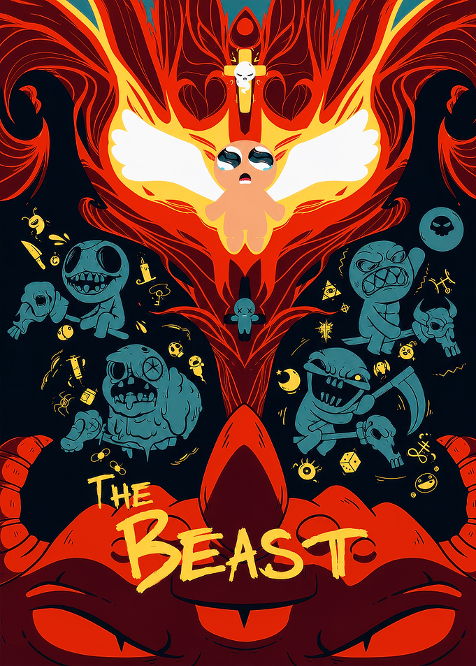 The Binding of Isaac The Beast Poster