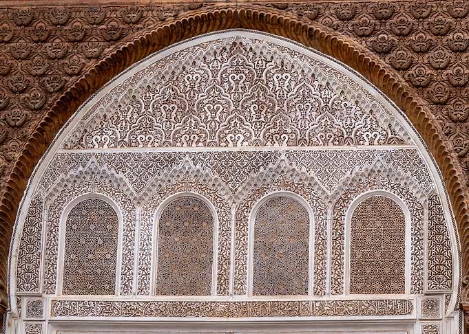 Intricate Moorish Architectural Archway