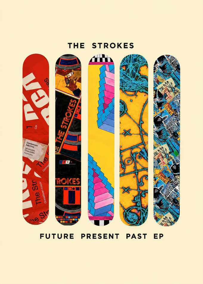 The Strokes Future Present Past Skateboards