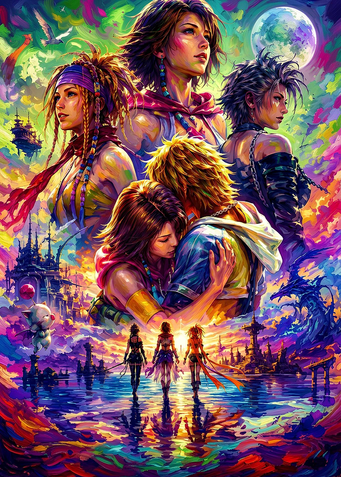 Final Fantasy X Vibrant Character Montage