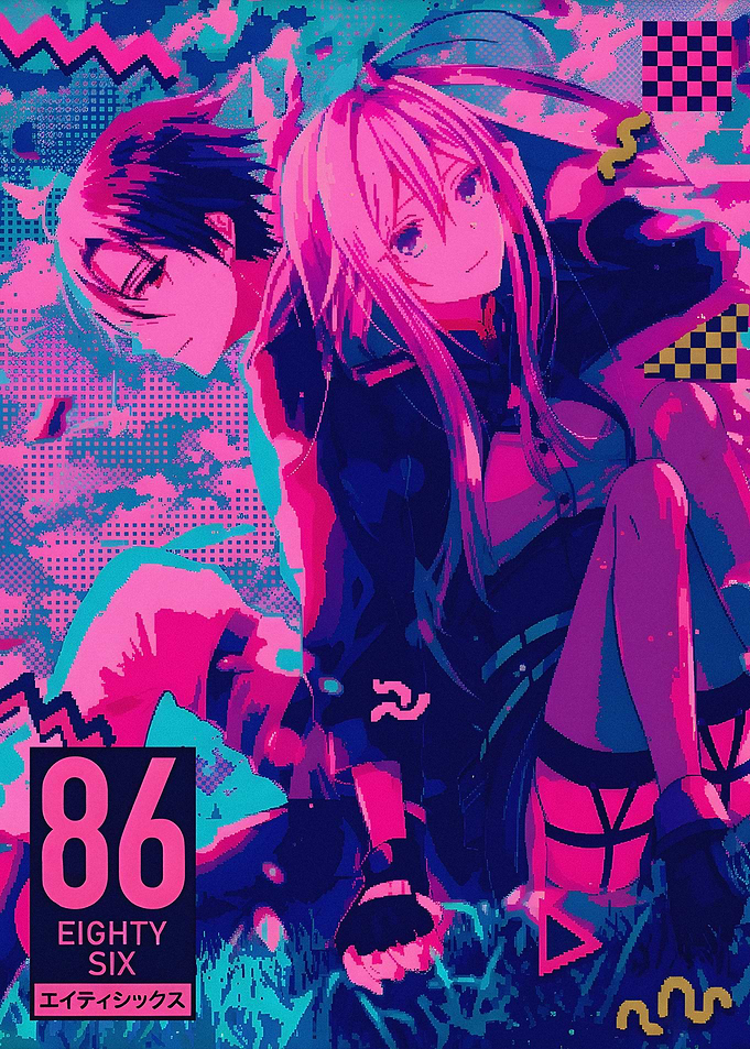 86 Eighty-Six Anime Duo Poster