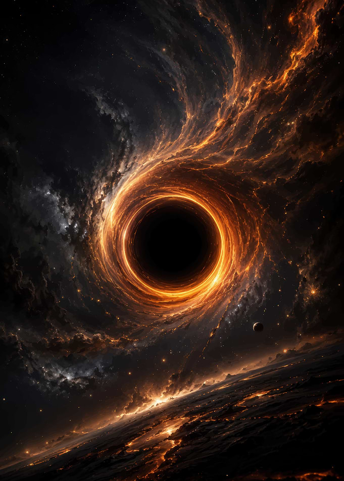 Black Hole in Deep Galaxy