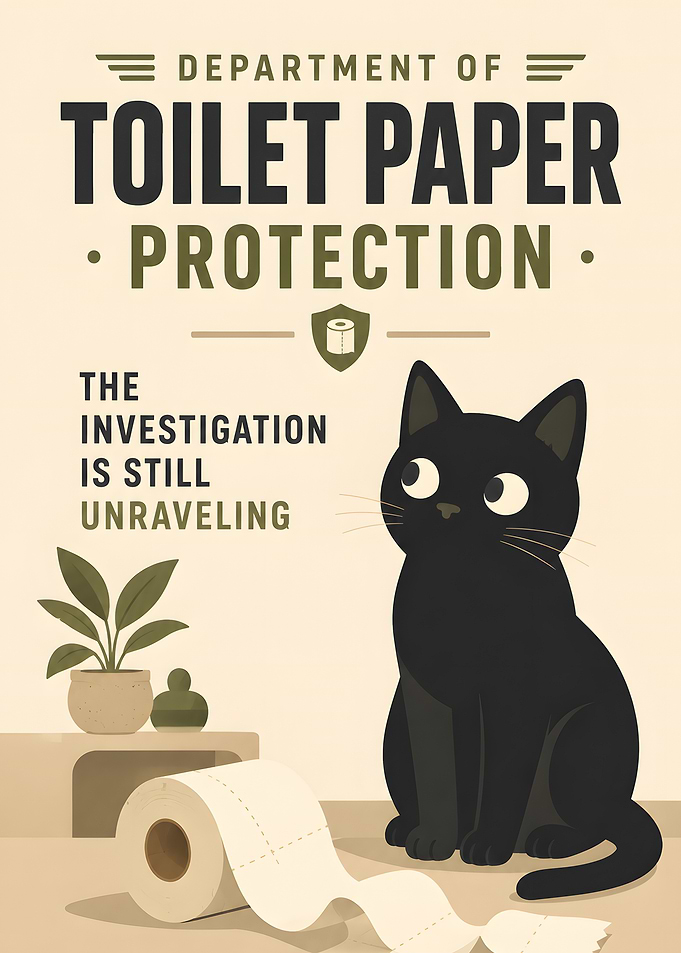 Department of Toilet Paper Protection Poster