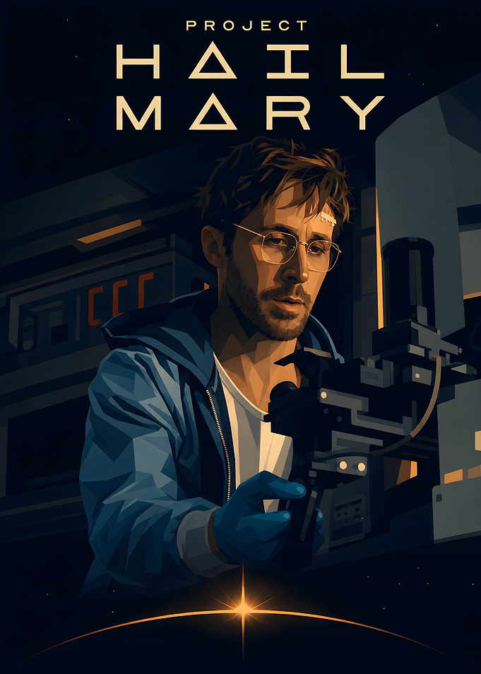 Project Hail Mary Movie Poster Art