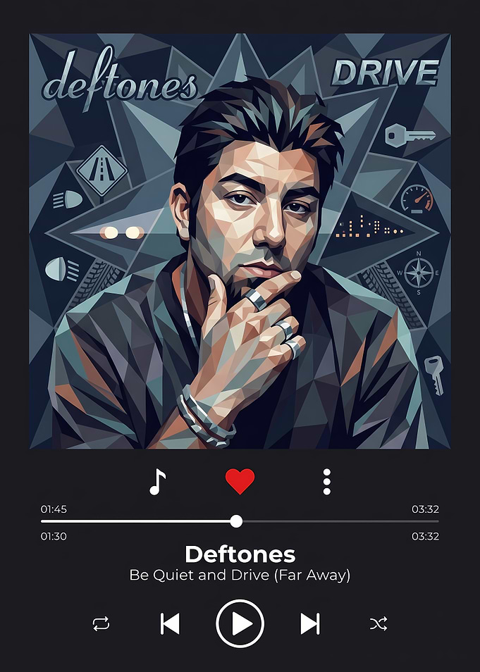 Deftones Be Quiet and Drive Artwork