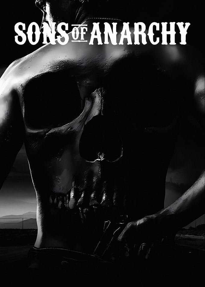 Sons of Anarchy Skull Poster