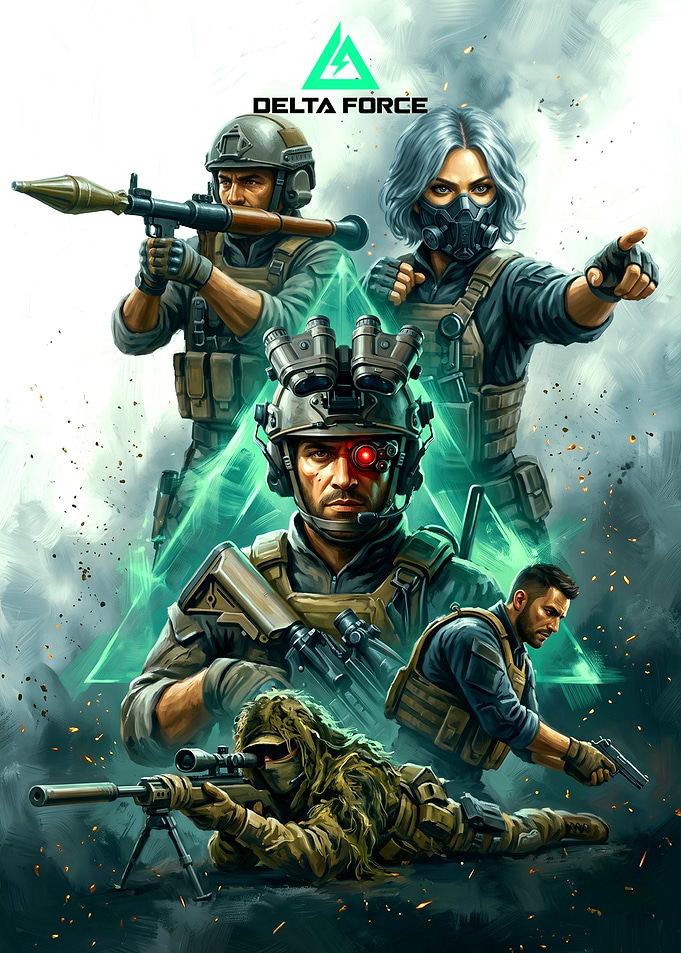 Delta Force Tactical Squad Poster