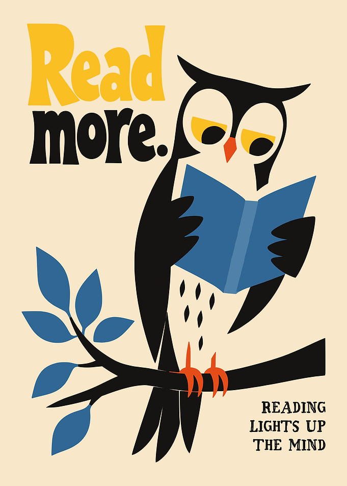 Read More Owl Poster