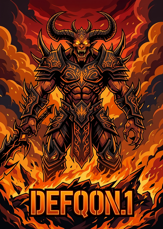 Defqon.1 Demon Warrior Poster