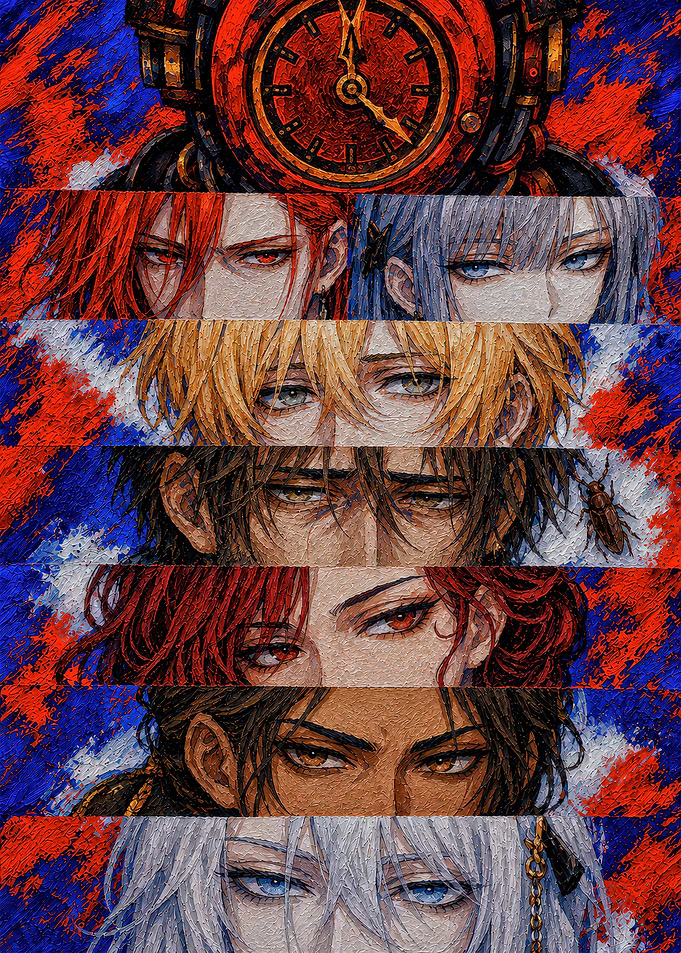 Limbus Company Eyes Collage Art