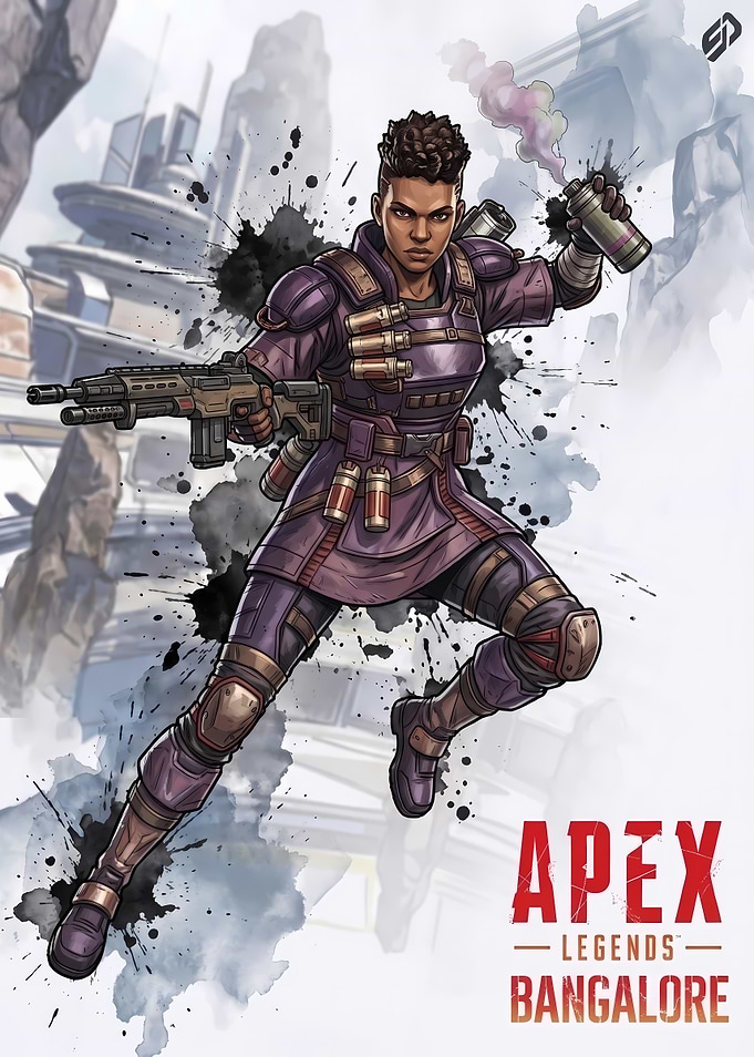 Apex Legends Bangalore Character Art