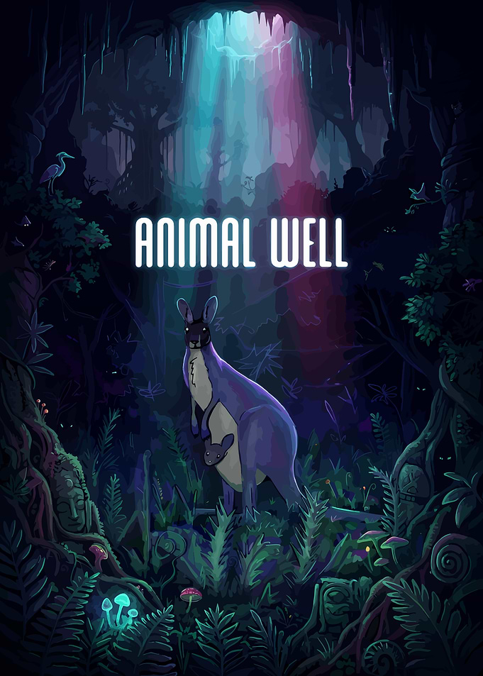 Animal Well Video Game Poster