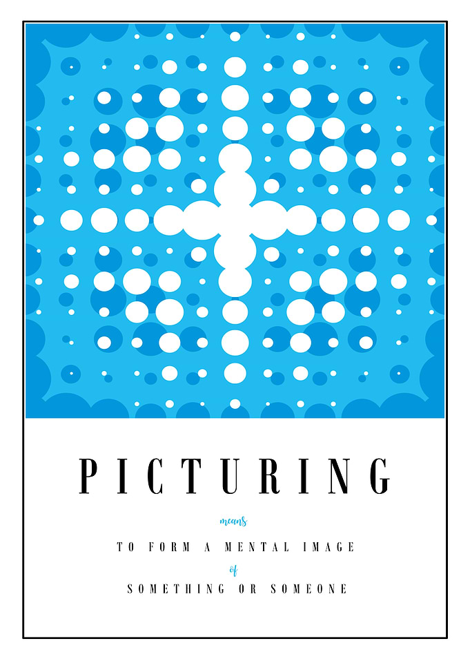 Lite-Brite Minimalist Poster