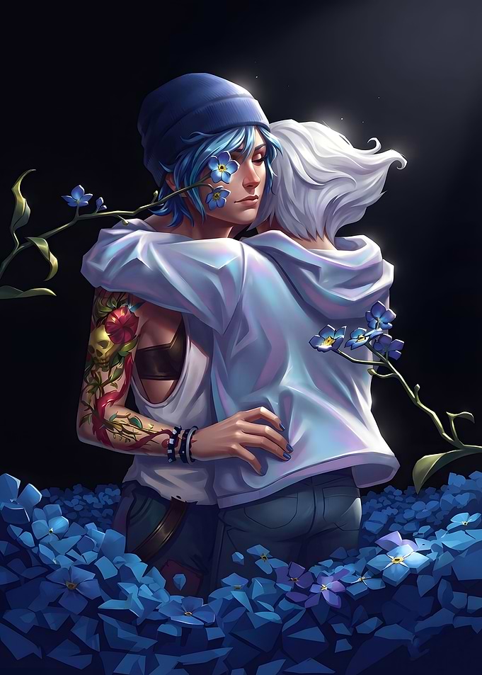 Chloe and Max Embrace