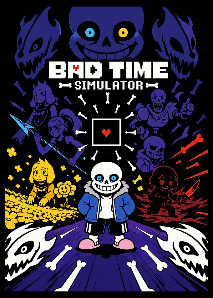Undertale Bad Time Simulator Poster