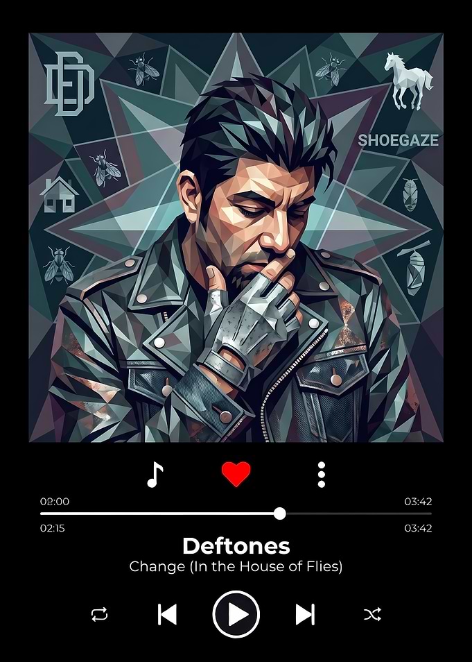 Deftones Change Music Player Art