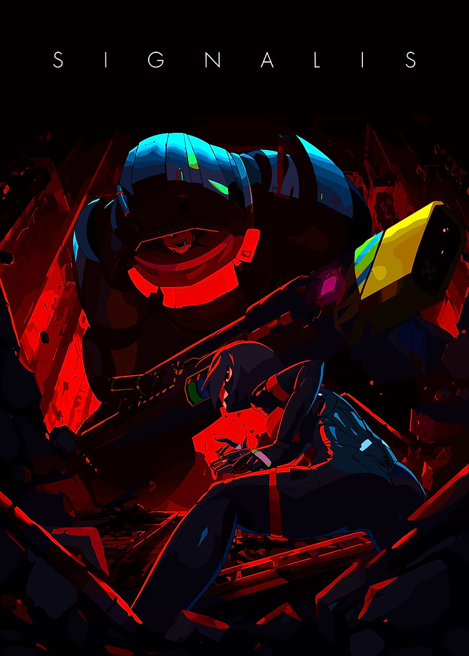 Pertarungan Signalis Game Poster Art