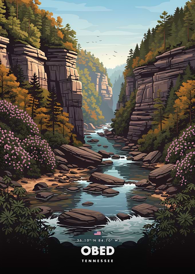 Obed Wild and Scenic River Poster