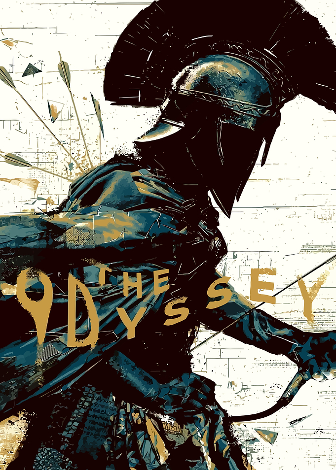The Odyssey Spartan Warrior Poster