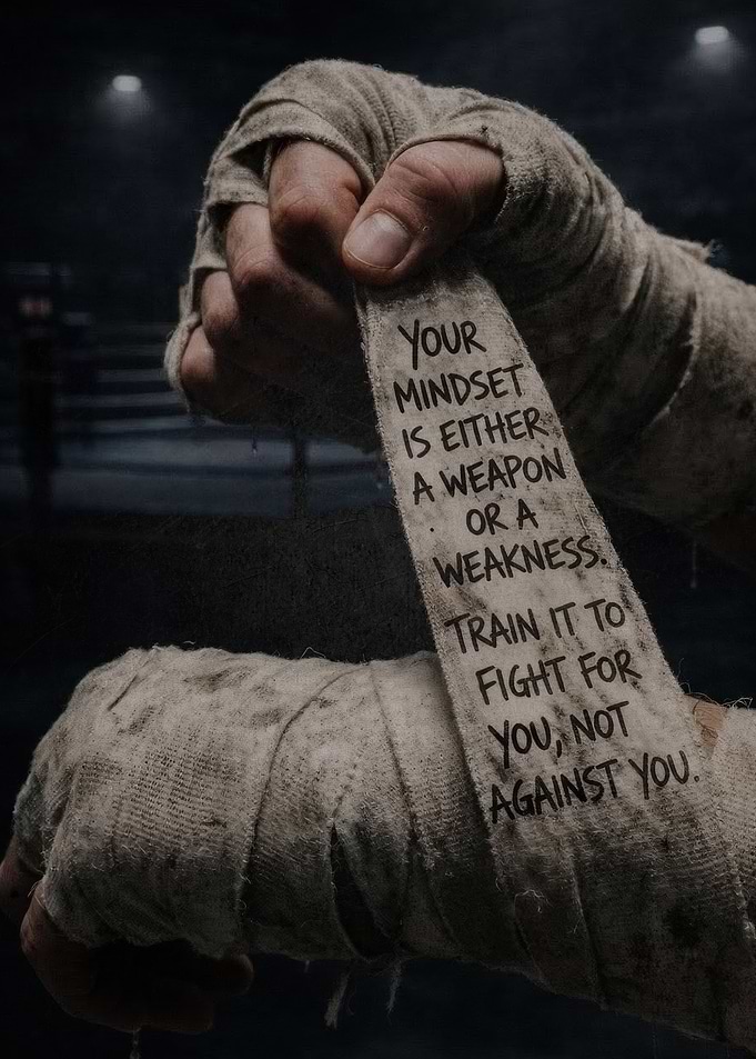 Boxing Mindset Motivational Quote