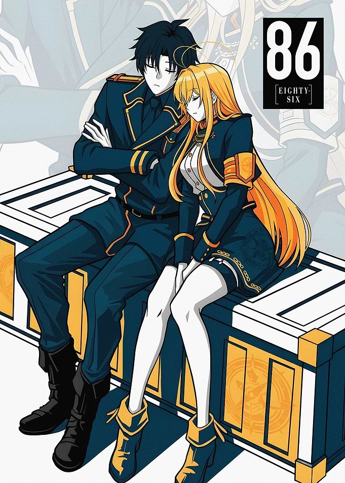 86 Eighty-Six Anime Character Illustration