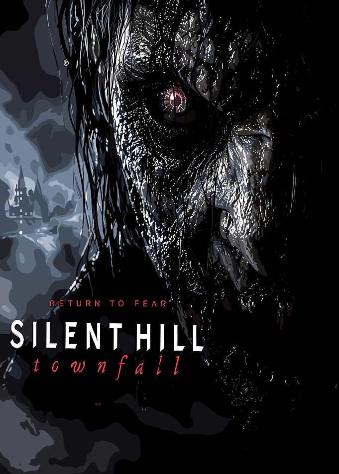 Silent Hill Townfall Horror Poster