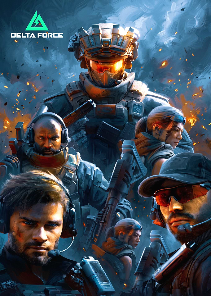 Delta Force Game Squad Poster