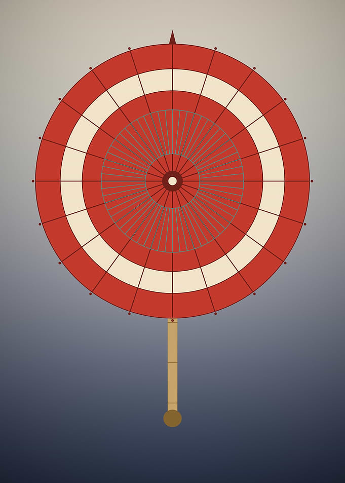 Wagasa - Minimalist Japanese Oil-Paper Parasol
