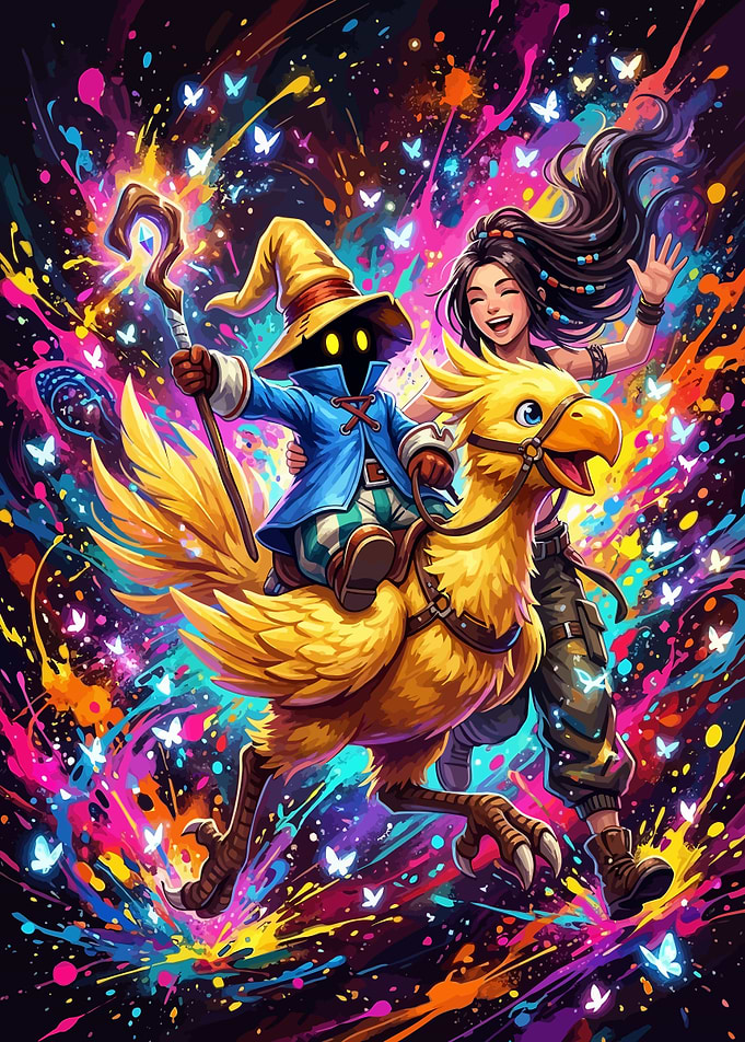 Final Fantasy Chocobo Adventure Art