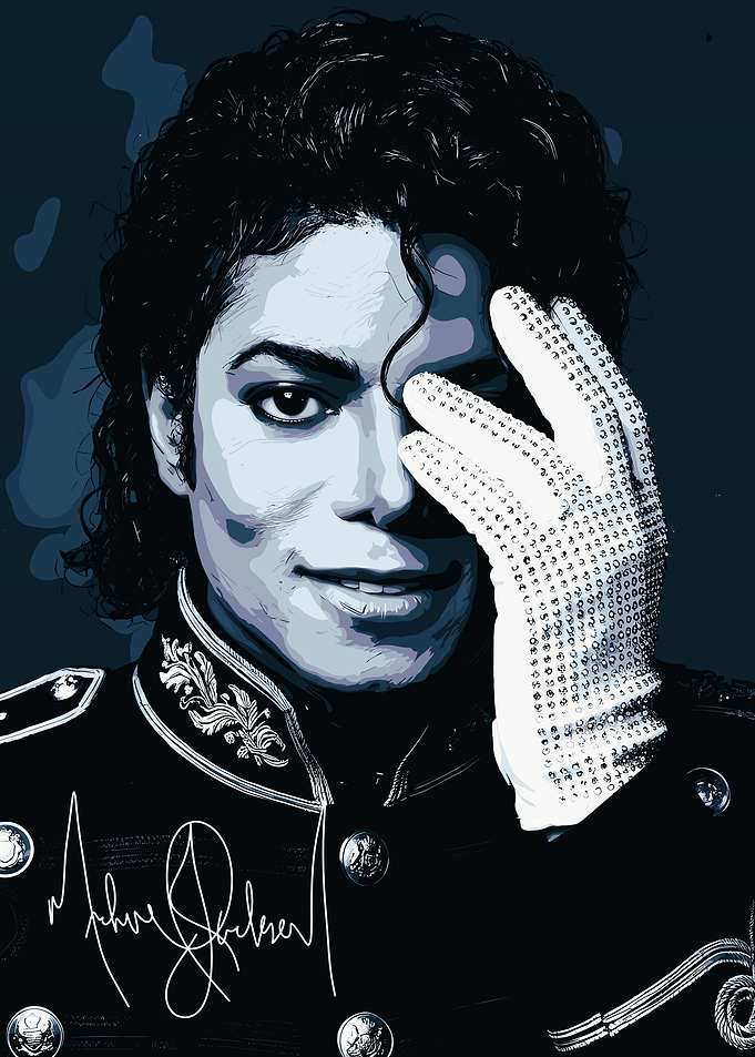 Michael Jackson Iconic Portrait Art