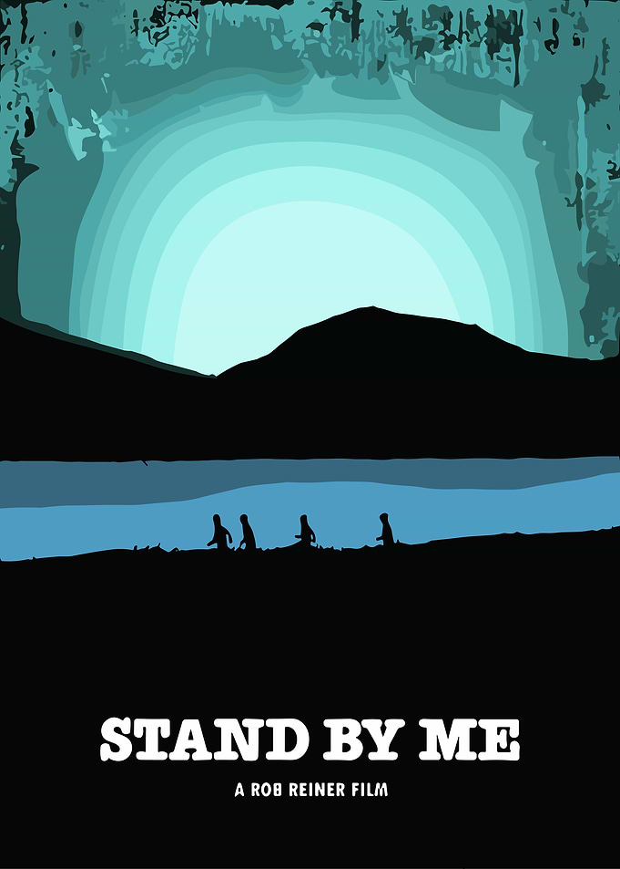 Stand By Me Minimalist Movie Poster