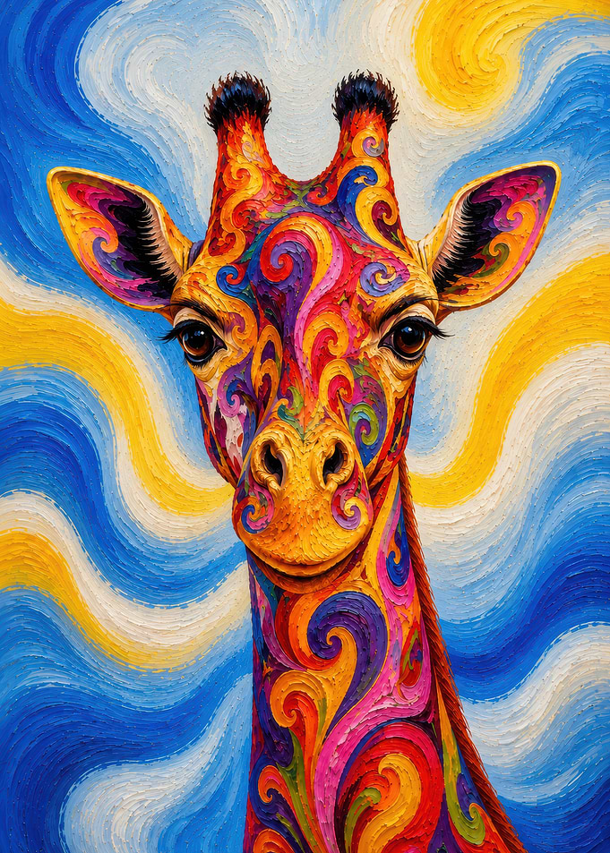 Color of Wave Giraffe