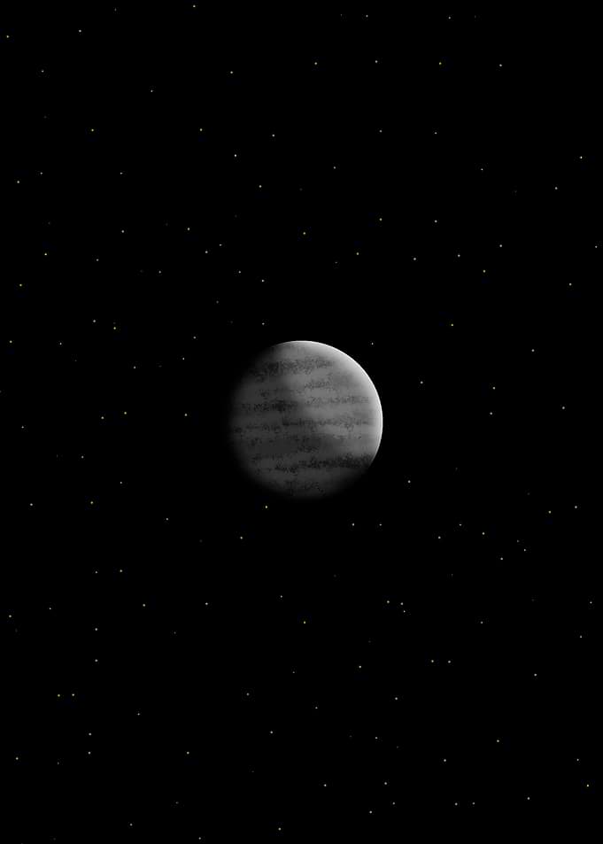 Moon in Deep Space