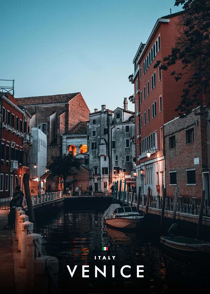 Venice Canal at Twilight