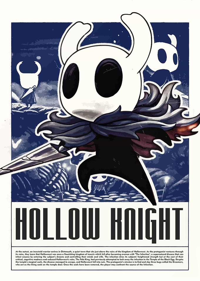 Hollow Knight Game Poster