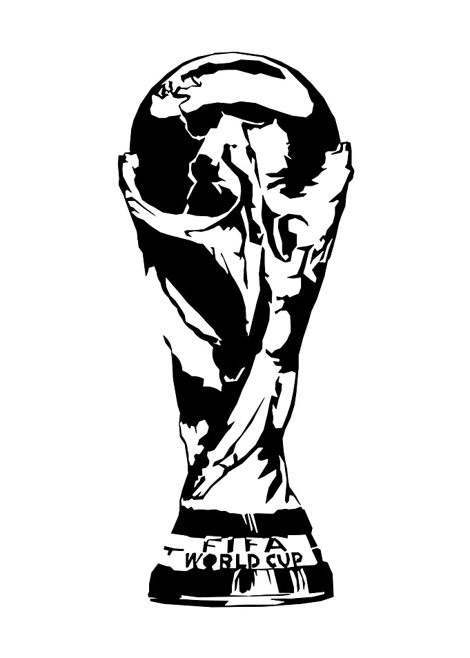 FIFA World Cup Trophy Silhouette