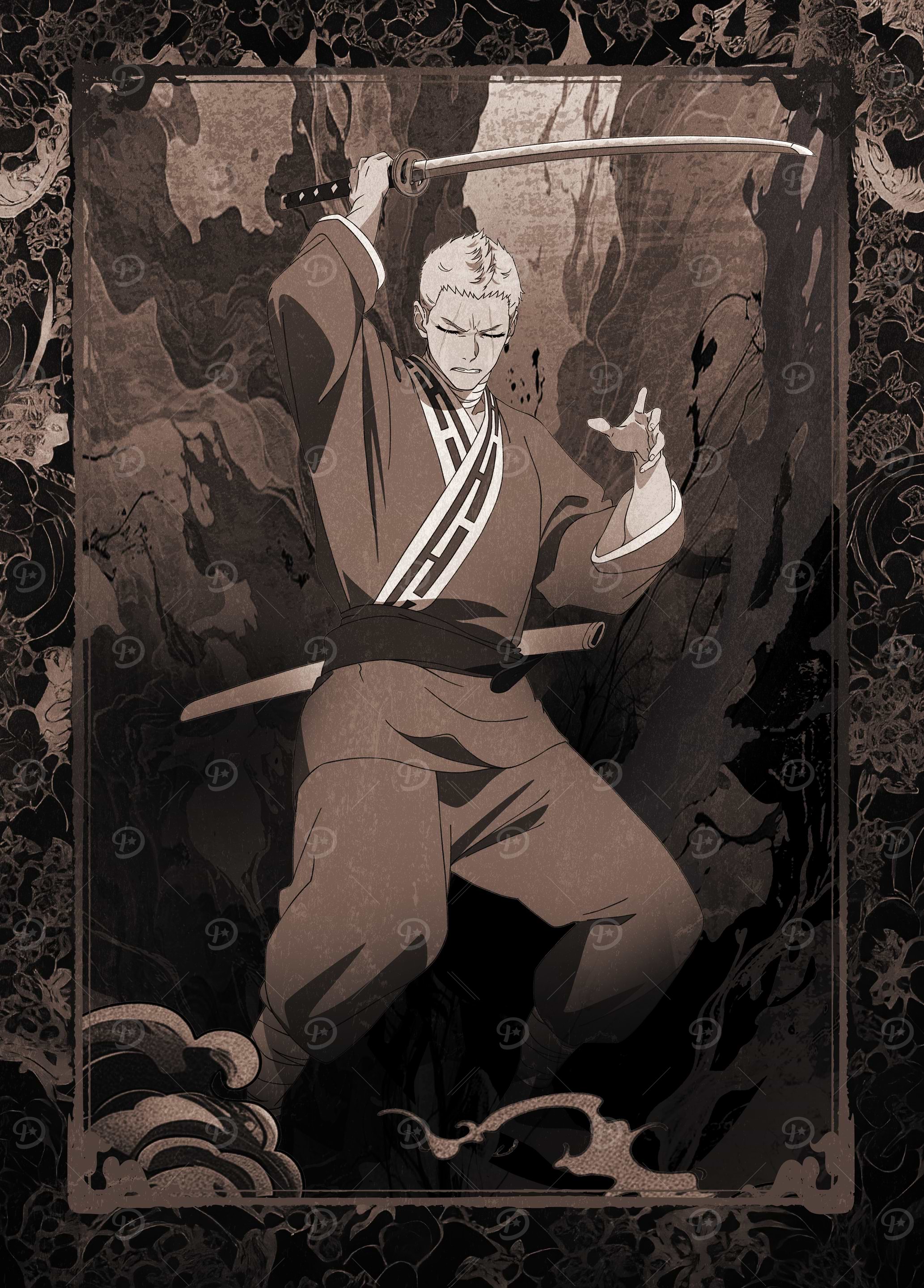 Hell's Paradise - Textured/Monochrome' Posters | Hell's Paradise