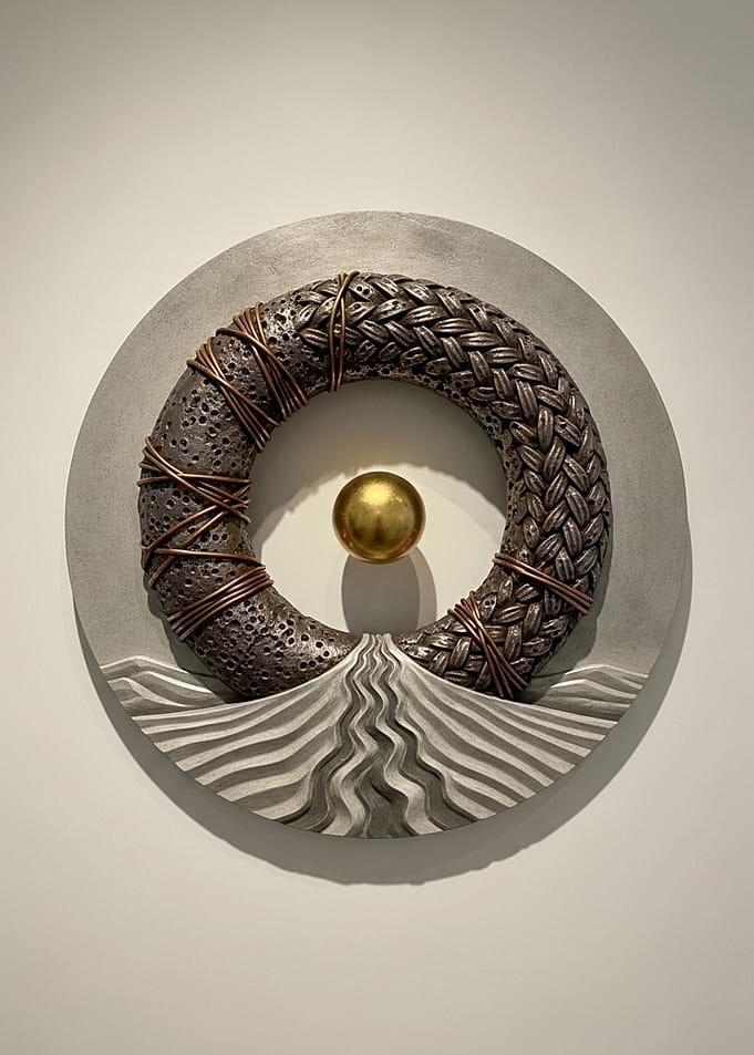 Abstract Circular Wall Sculpture