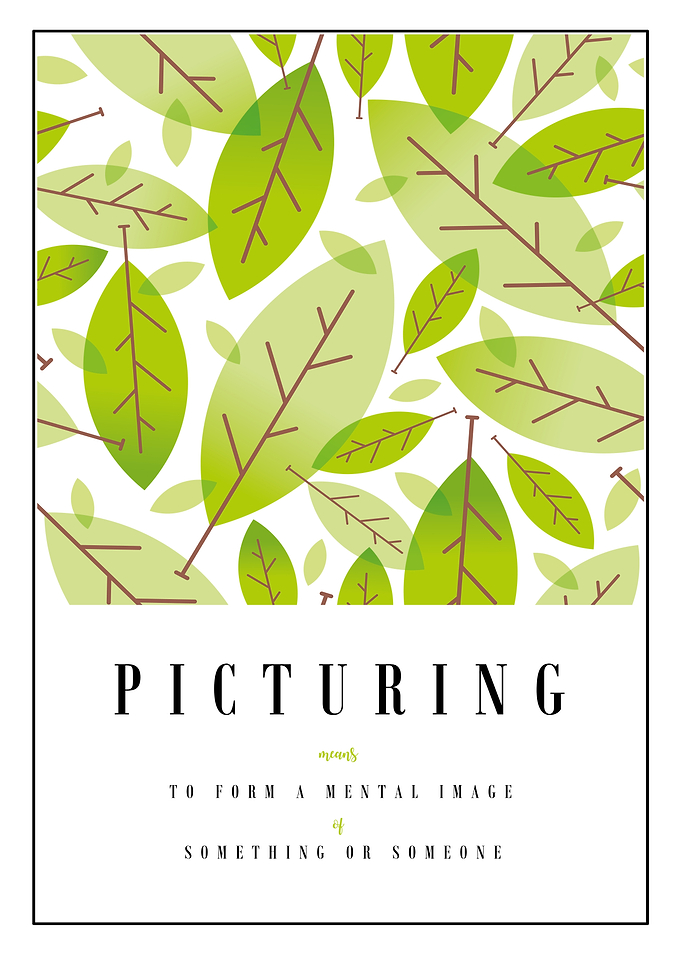 Greener Leaf Pattern Poster